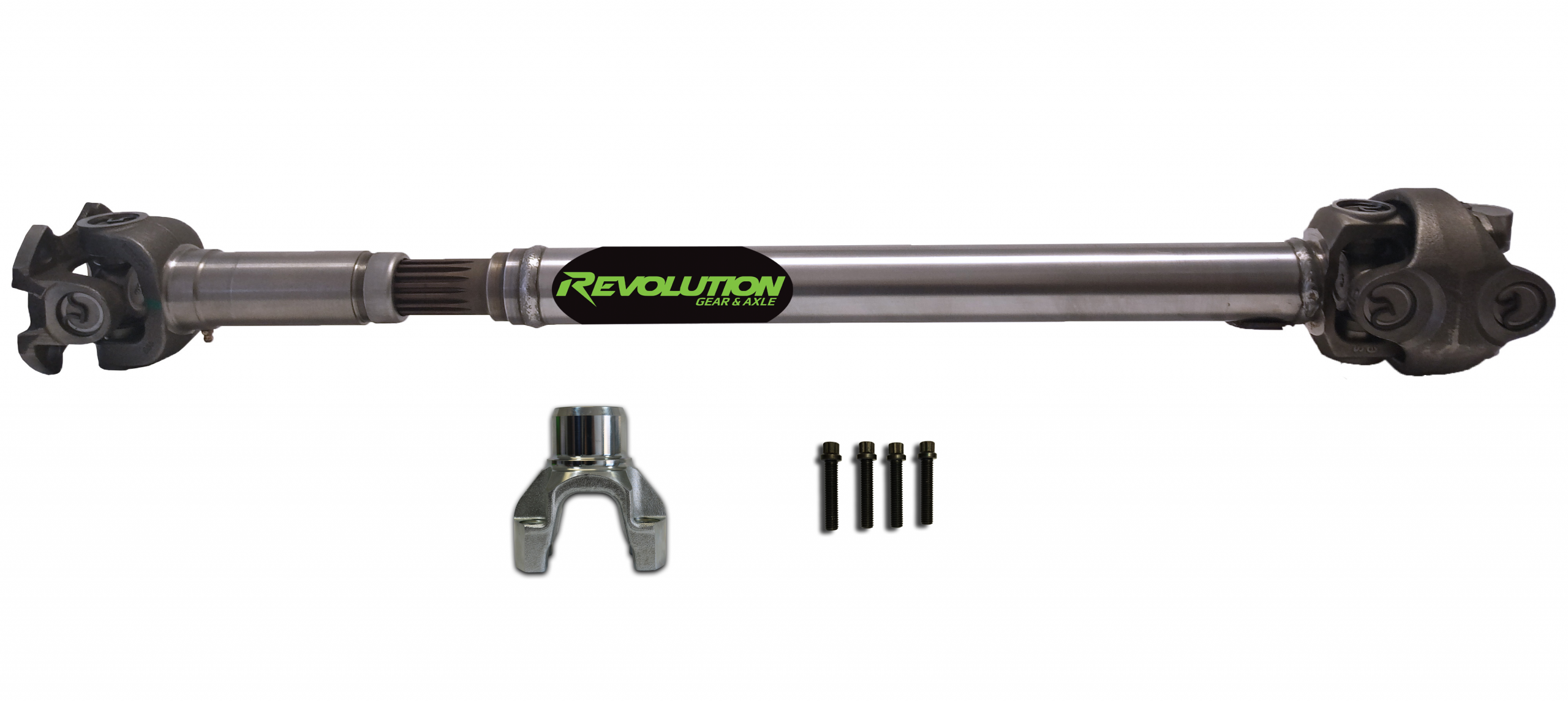 Jeep Wrangler JL Front 1350 CV Driveshaft Rubicon Flange Style Revolution Gear