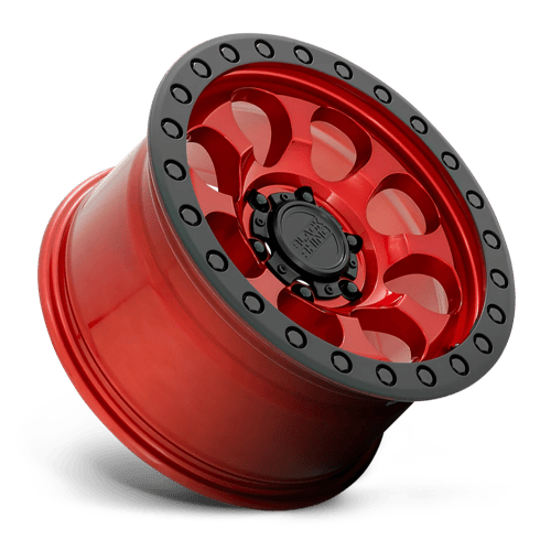 BRRIT 17X8.5 5X5.0 C-RED-BLKBLTS -38MM