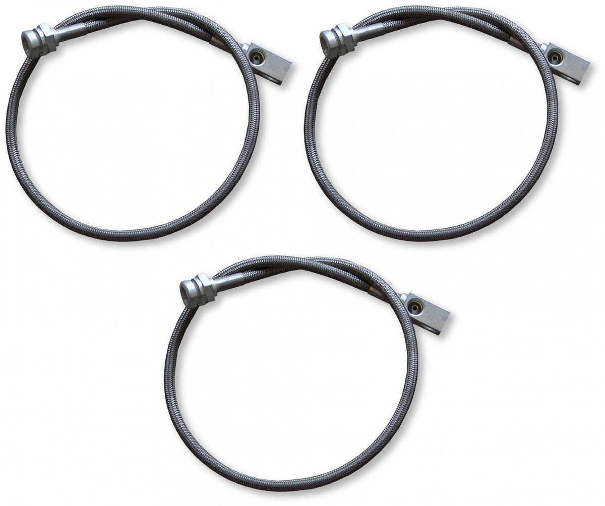 TJ Long Travel Stainless Steel Brake Line Kit RK00054 Rock Krawler