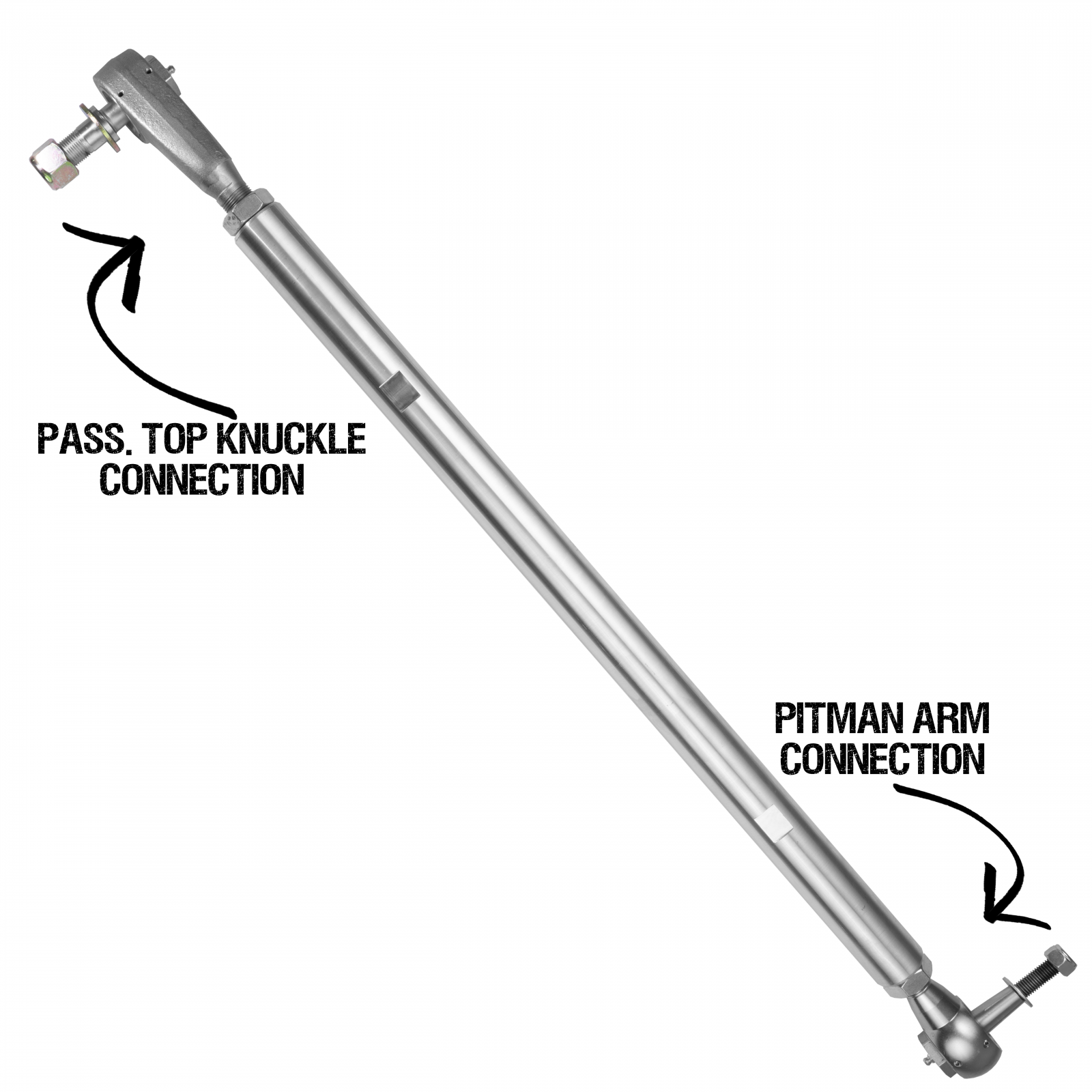 Pro X Top Mount Drag Link Jeep Wrangler JL/Gladiator Standard Axles Rock Krawler