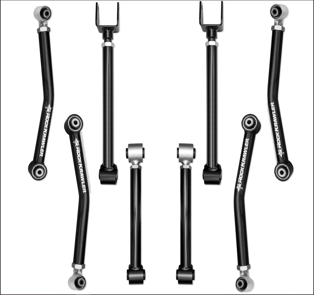 Adventure X Control Arm Package For Jeep Wrangler JK Rock Krawler
