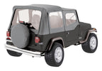 Gray OEM Replacement Soft Top for 1988-95 YJ Wrangler w/ Soft Upper Doors RT Off Road