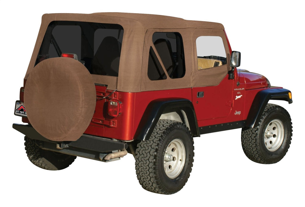 Spice OEM Replacement Soft Top for 1997-06 TJ Wrangler w/ Soft Upper Doors RT Off Road