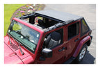 Black Diamond Fold-Back Sunroof Bowless Softop for Jeep JK Wrangler w/ 4-Doors RT Off Road