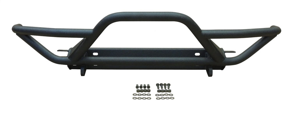 Front Rock Crawler Bumper w/ Black Textured Paint for 2007-2018 Jeep JK Wrangler RT Off Road