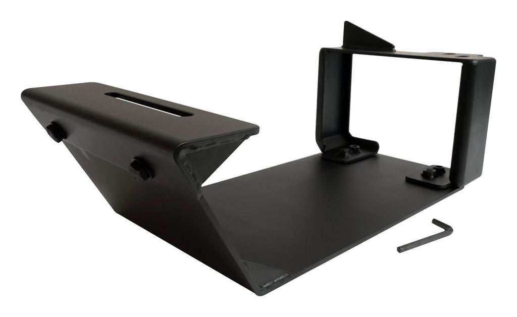 Evap Canister Skid Plate 2007-2011 JK Wrangler 3/16 inch Thick Matte Black Powder Coated Steel RT Off Road
