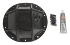 Differential Cover 3/8 Inch Thick Forged Steel w/Ribs Semi-Gloss Black Powder Coat w/Flanged Hex Bolts/Recessed Fill Plug/RTV 8.25 Inch 10 Bolt RT Off Road