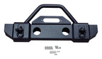 Front Bumper 2007-2018 JK Wrangler W/Shackle Mounts w/D-Rings HD Black RT Off Road