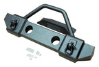 Front Bumper 2007-2018 JK Wrangler W/Shackle Mounts w/D-Rings HD Black RT Off Road