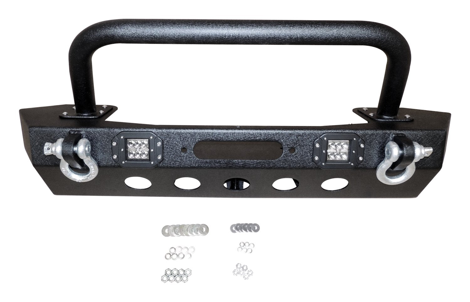 Mid-Width Front Winch Bumper for 2018+ Jeep JL Wrangler and JT Gladiator RT Off Road