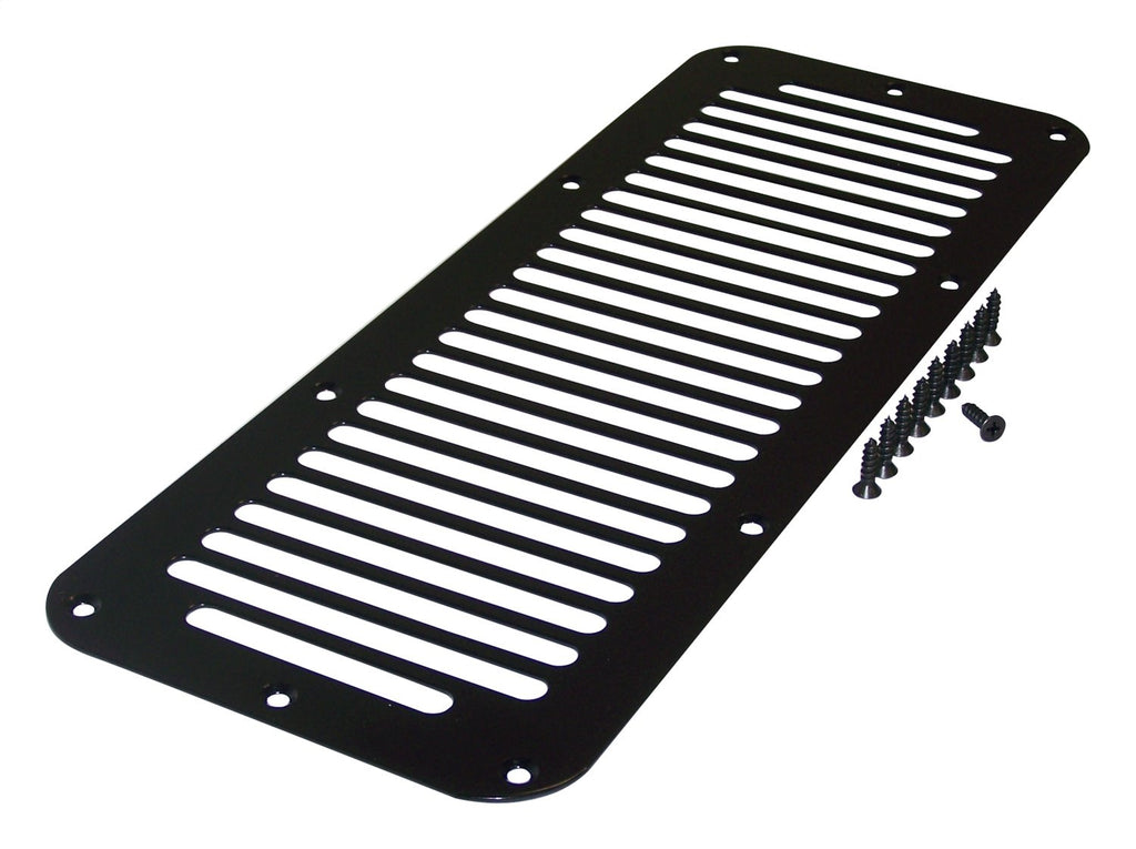 Black Hood Vent Cover for 78-95 Jeep CJ-5, CJ-7, CJ-8, YJ Wrangler RT Off Road