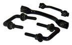 Black Windshield Tie Down Kit for 55-95 Jeep CJ-5, CJ-6, CJ-7, CJ-8, YJ Wrangler RT Off Road