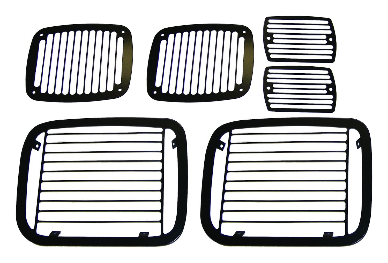 Incl. Headlamp/Tail Lamp/Turn Signal Guards Billet Black RT Off Road