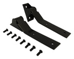 Tailgate Hinge 1987-1995 YJ Wrangler Black Powder Coat Over Stainless Steel 2 Hinges/Hardware RT Off Road