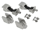 Left & Right Stainless Steel Hood Catch Kit for Jeep TJ Wrangler RT Off Road