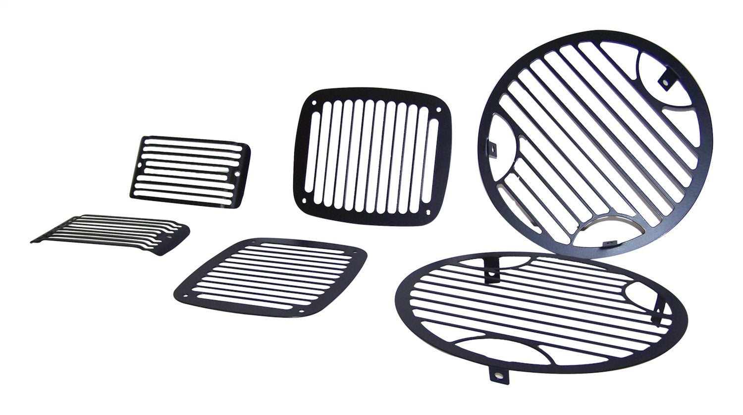 Incl. Headlamp/Tail Lamp/Turn Signal Guards Black Powder Coated Billet Aluminum RT Off Road