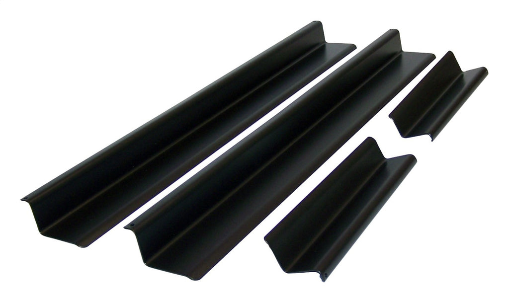 Black Power Coated Entry Guard Set for 2007-2018 Jeep JK Wrangler w/ 4 Doors RT Off Road