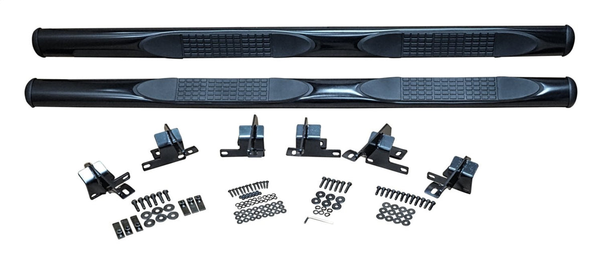 Black Tubular Side Steps for Jeep JK Wranglers w/ 4-Doors RT Off Road