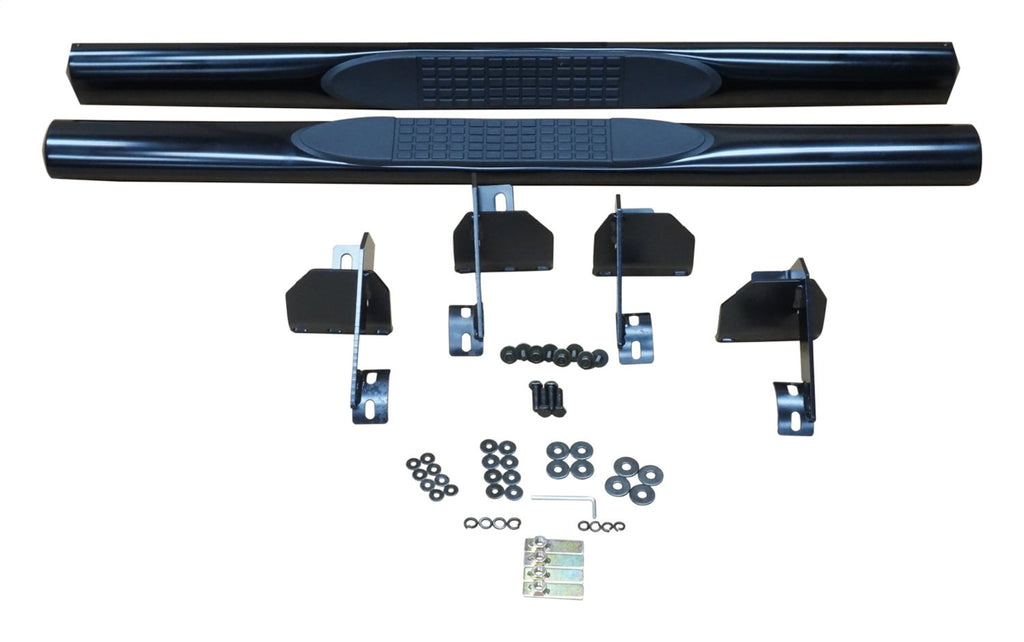 Black Tubular Side Steps for Jeep JK Wranglers w/ 2-Doors RT Off Road