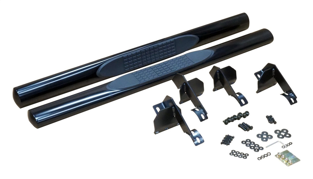 Black Tubular Side Steps for Jeep JK Wranglers w/ 2-Doors RT Off Road
