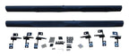 SIDE STEPS WITH TEXTURED POWDER COAT FINISH for 4 Door Jeep JK Wrangler RT Off Road