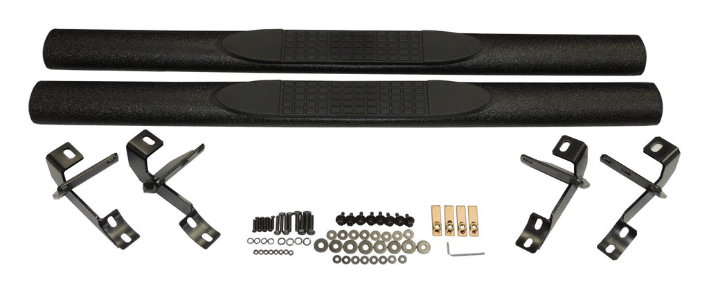 SIDE STEPS WITH TEXTURED POWDER COAT FINISH for 2 Door Jeep JK Wrangler RT Off Road