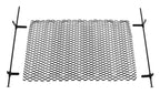 Grille Insert 1997-2006 TJ Wrangler Formed Steel Gloss Black w/Clear Coat Polished Highlights Mounts Behind Grille RT Off Road