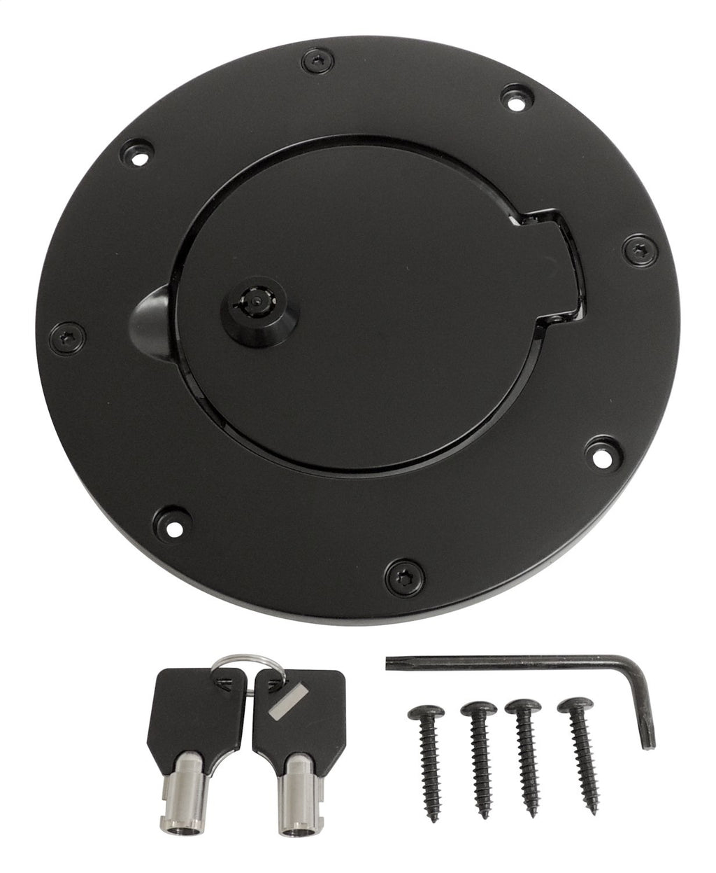 Black Locking Fuel Door for 1997-2006 Jeep TJ Wrangler RT Off Road