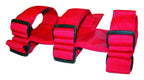 Red Nylon Fire Extinguisher Holder attaches to any 3 inch Diameter Roll Bar RT Off Road
