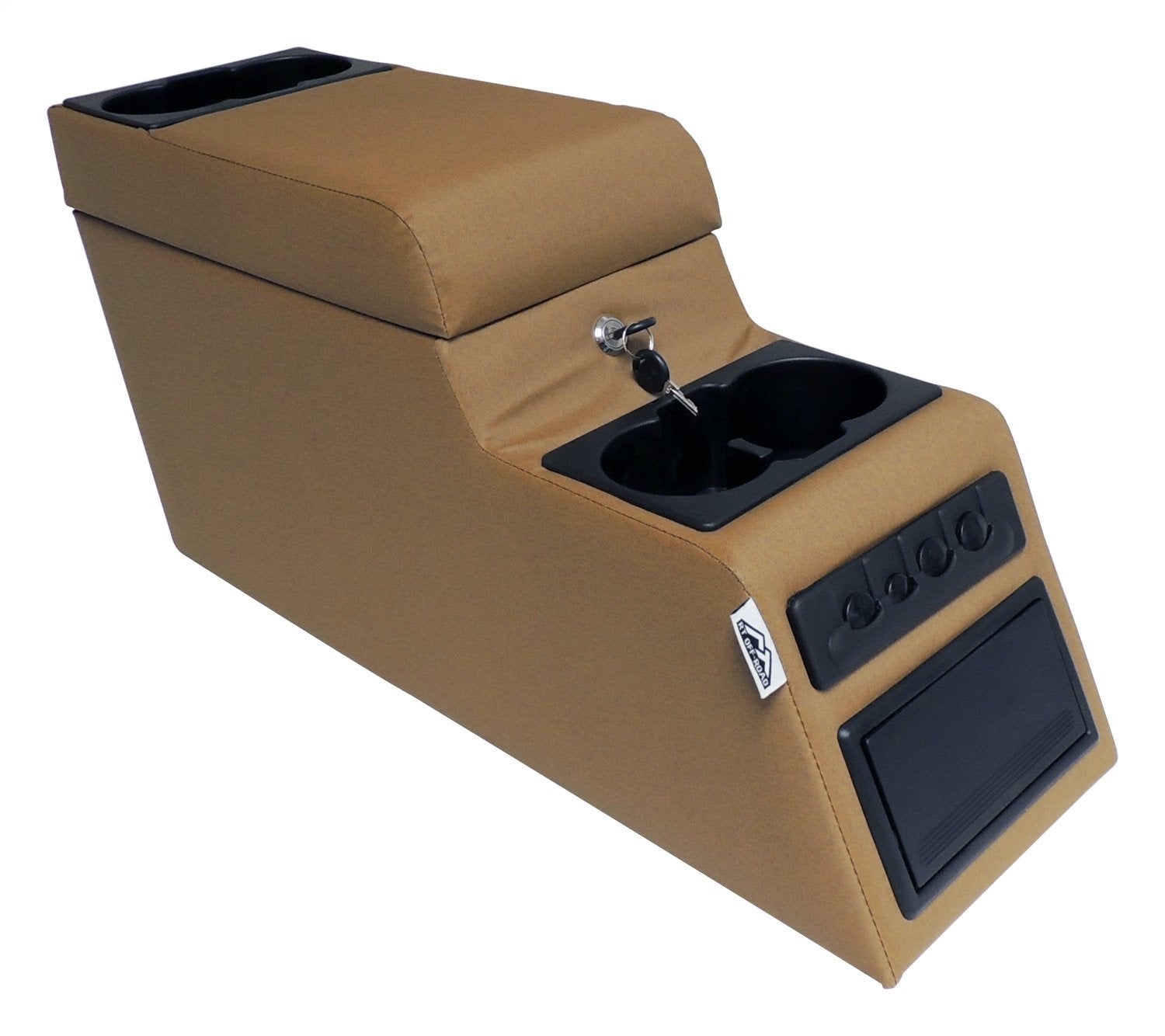 Locking Center Console 1987-1995 YJ Wrangler 4 Cup Holders A Cooler Insert and a Removable Storage Insert Spice RT Off Road