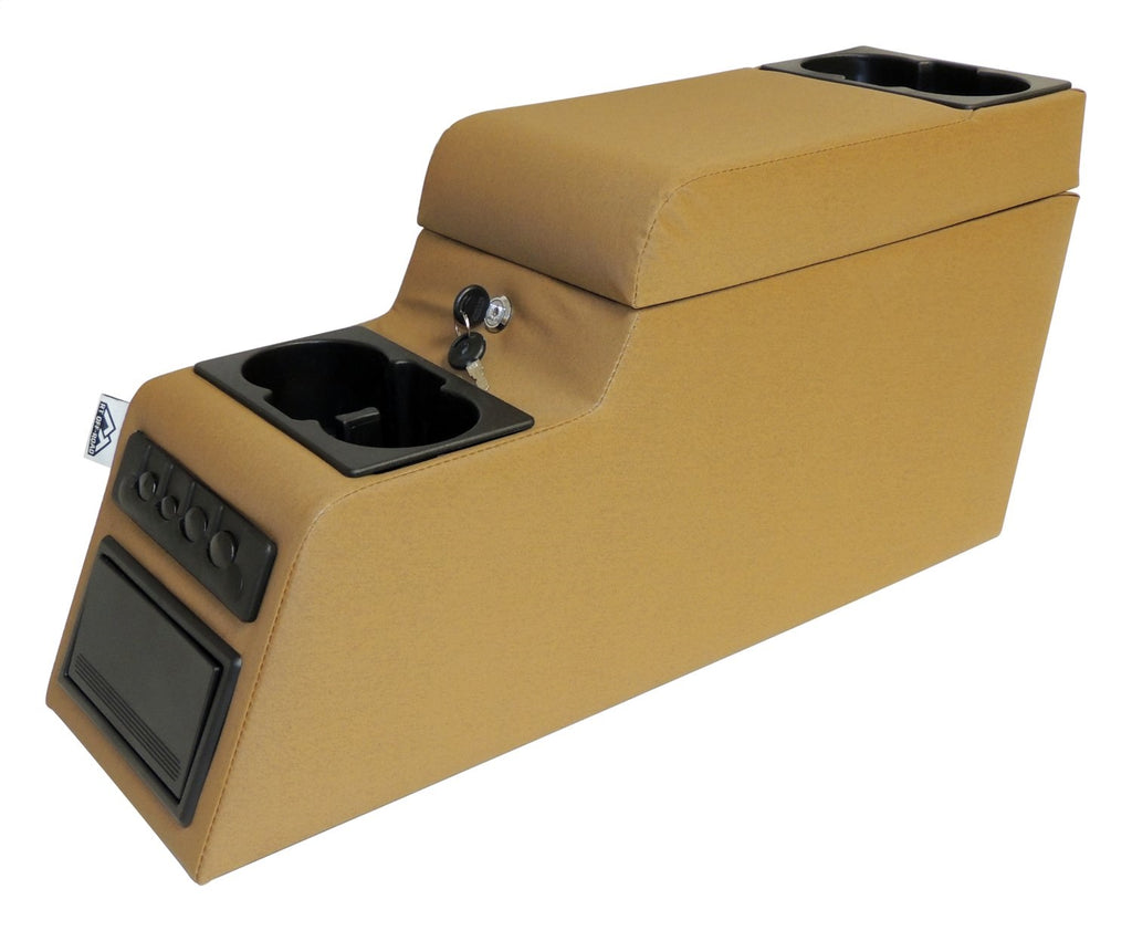 Locking Center Console 1987-1995 YJ Wrangler 4 Cup Holders A Cooler Insert and a Removable Storage Insert Spice RT Off Road