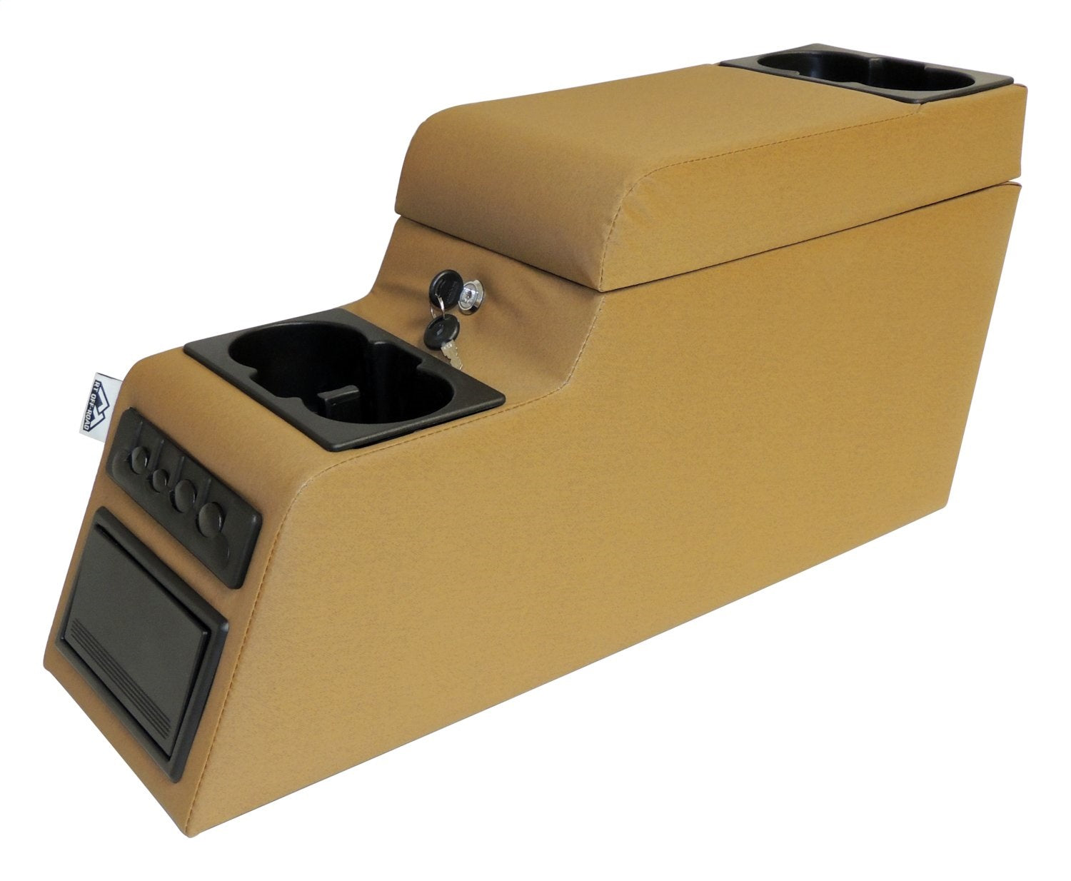 Locking Center Console 1987-1995 YJ Wrangler 4 Cup Holders A Cooler Insert and a Removable Storage Insert Spice RT Off Road