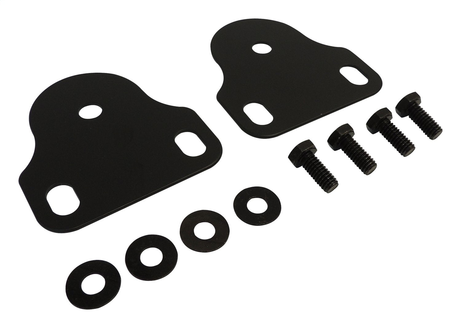 Windshield Bracket 1987-1995 YJ Wrangler 2 Brackets And Hardware Black Powder Coat Over Stainless Steel RT Off Road