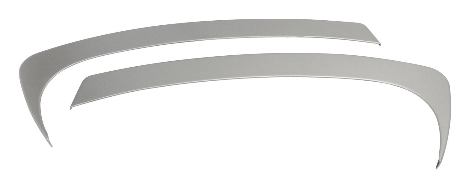 Center Dash Accents for 07-10 Jeep JK Wrangler, Set of 2, Plastic, Silver Finish RT Off Road