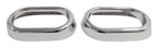 Door Handle Accents for 07-10 Jeep JK Wrangler, Set of 2, Plastic, Chrome Finish RT Off Road