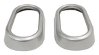 Door Handle Accents for 07-10 Jeep JK Wrangler, Set of 2, Plastic, Silver RT Off Road