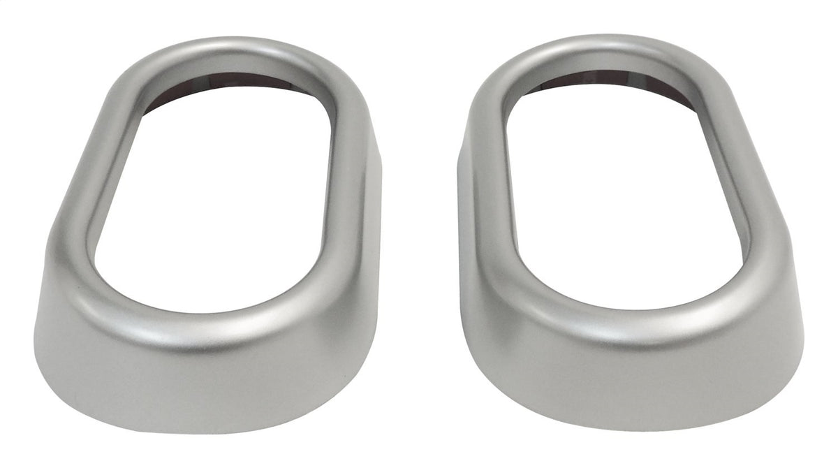 Door Handle Accents for 07-10 Jeep JK Wrangler, Set of 2, Plastic, Silver RT Off Road