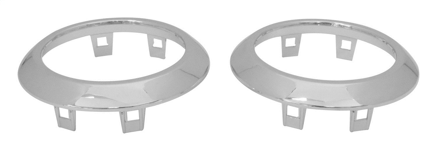 HVAC Vent Accents for Select 07-10 Jeep JK Wrangler Plastic, Chrome Finish RT Off Road