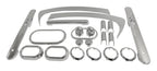 Chrome Finished Plastic Interior Accent Kit for Jeep 07-10 JK Wrangler w/ 2-Dr. RT Off Road