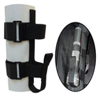 Roll Bar Flashlight Holder Works w/ 3 inch Roll Bars Nylon & Elastic w/ Hook & Loop Straps For D-Cell Flashlights (1) Flashlight Holder RT Off Road