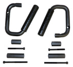 Grab Handle Set 2007-2018 JK Wrangler 2 Steel Handles w/Rubberized Plastic Grips Front And Rear Black RT Off Road