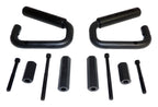 Grab Handle Set 2007-2018 JK Wrangler 2 Steel Handles w/Rubberized Plastic Grips Front And Rear Black RT Off Road