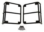 Black Tail Light Guard Set for Jeep JK Wrangler 2007-2018, Includes Hardware RT Off Road