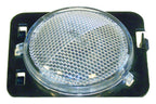 Clear Side Marker Light, Left Front, w/ Amber Bulb for Jeep 07-18 JK Wrangler RT Off Road