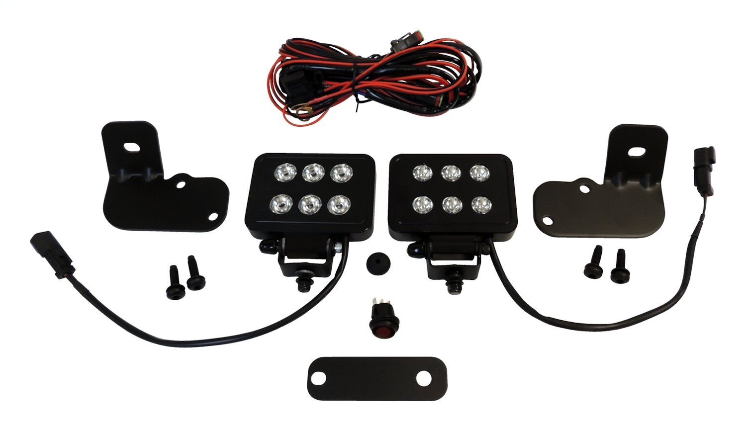LED Block Lamp Kit for 2007-2018 Jeep JK Wrangler, Made in the USA RT Off Road