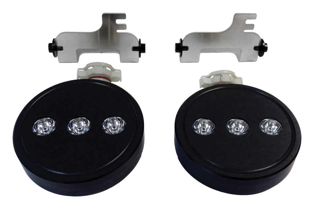 LED Fog Lamp Kit with H16 Connector for 10-18 Jeep JK Wrangler w/ Plastic Bumper RT Off Road