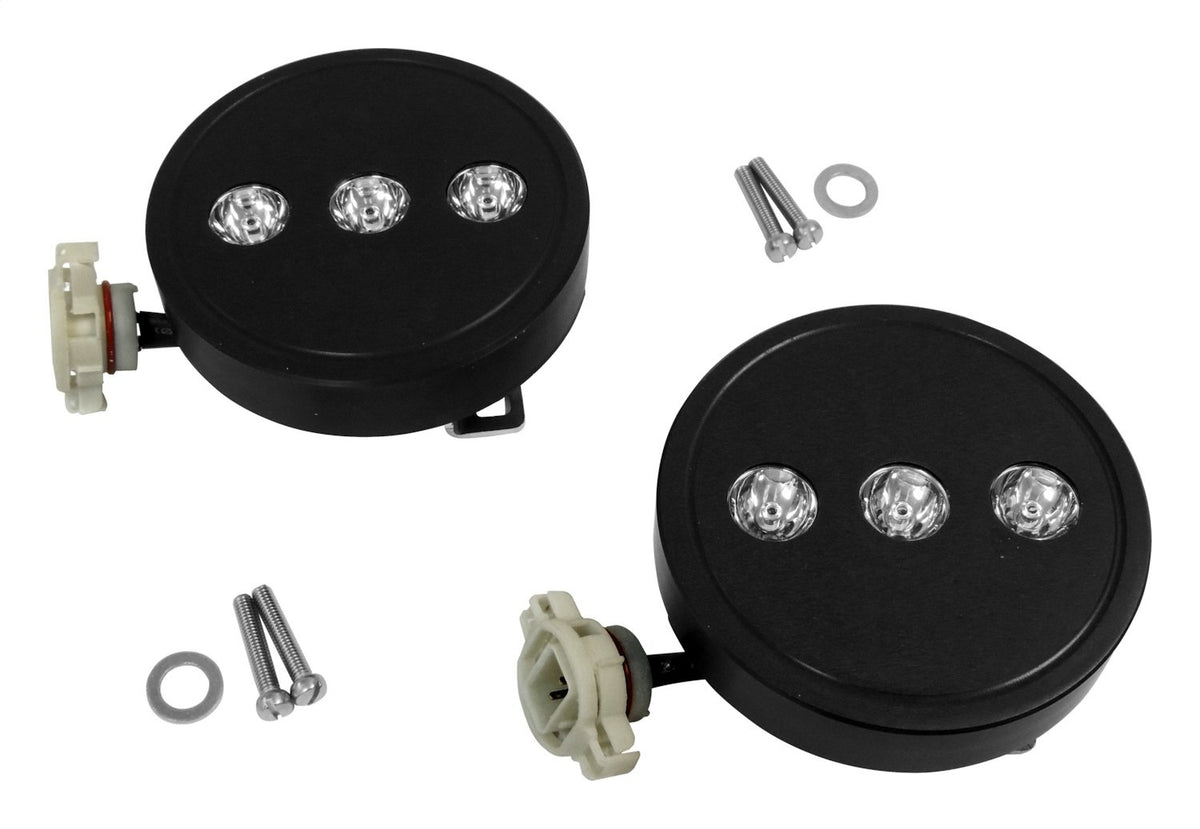 LED Fog Lamp Kit with H16 Connector for 2010-2018 Jeep JK Wrangler RT Off Road