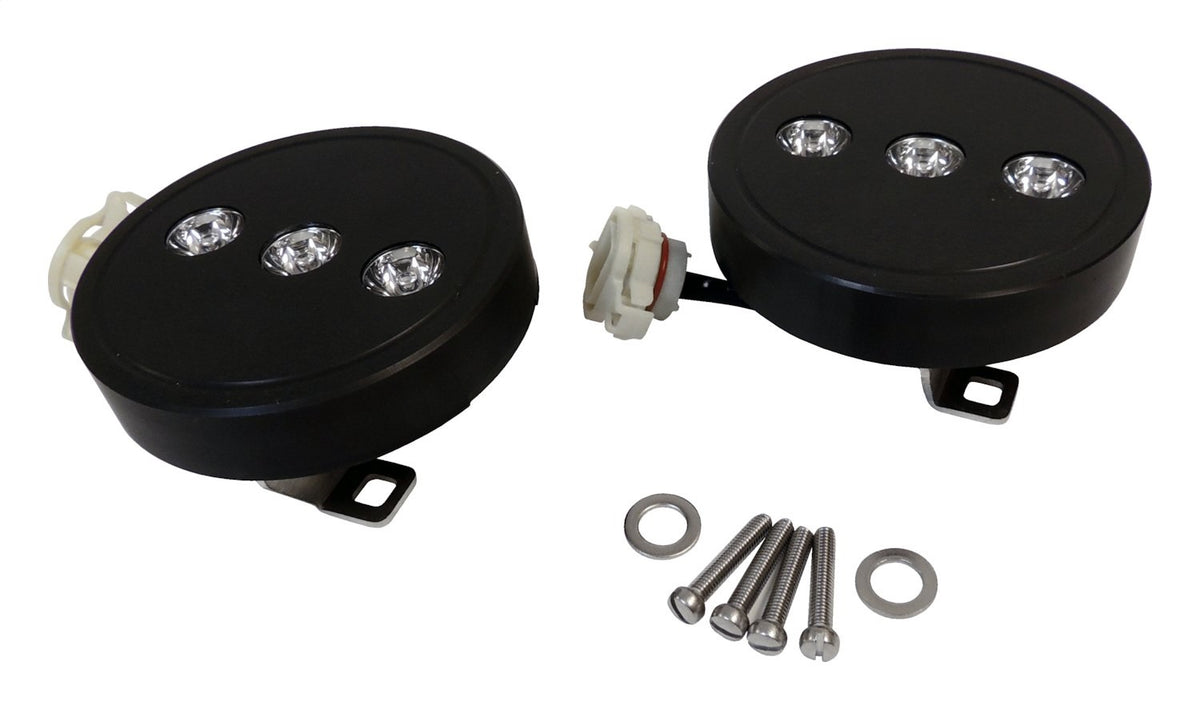 LED Fog Lamp Kit with H16 Connector for 2010-2018 Jeep JK Wrangler RT Off Road