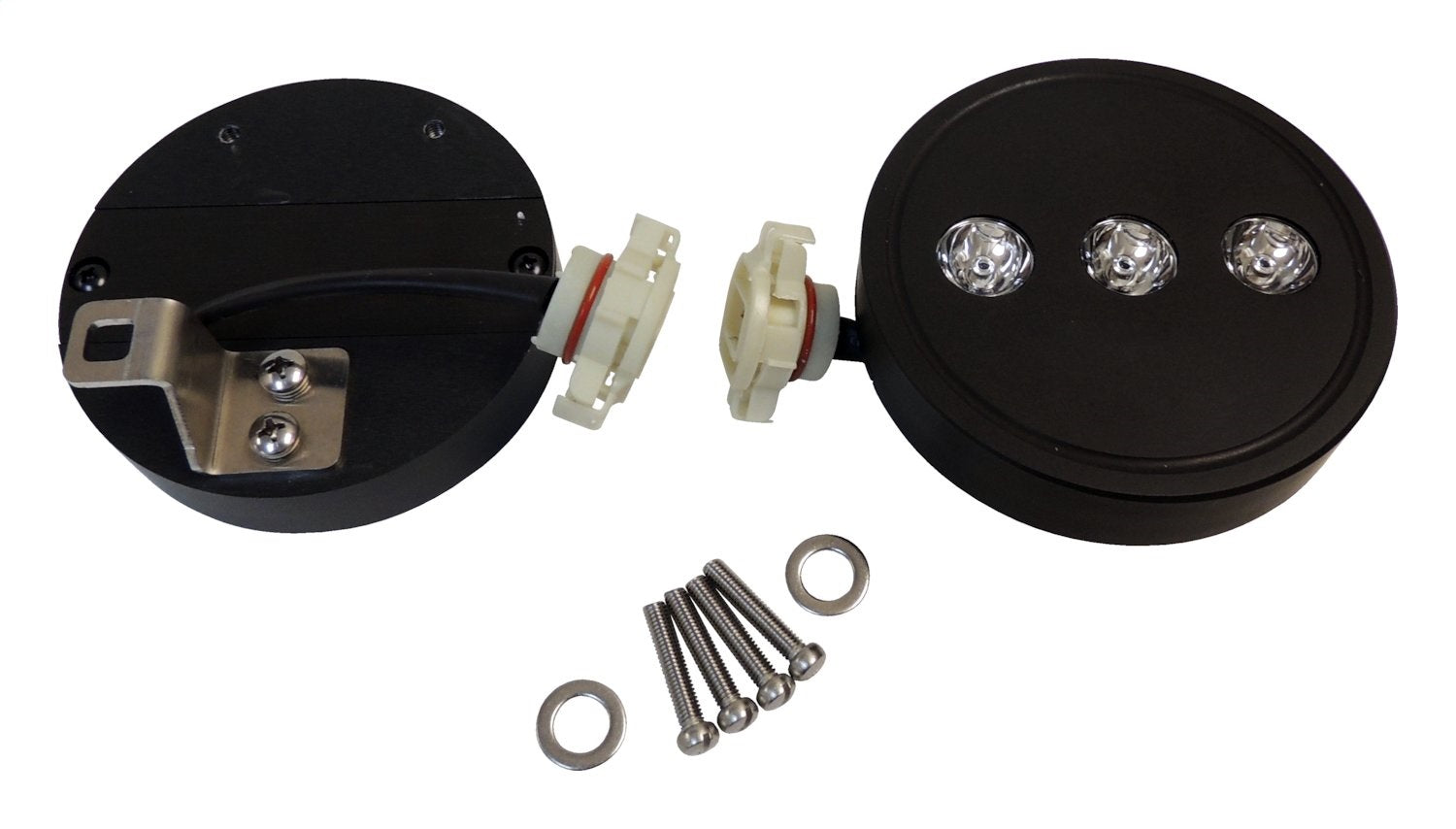 LED Fog Lamp Kit with H16 Connector for 2010-2018 Jeep JK Wrangler RT Off Road