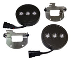 LED Fog Lamp Kit with H10 Connector for 2007-2009 Jeep JK Wrangler Set of 2 RT Off Road